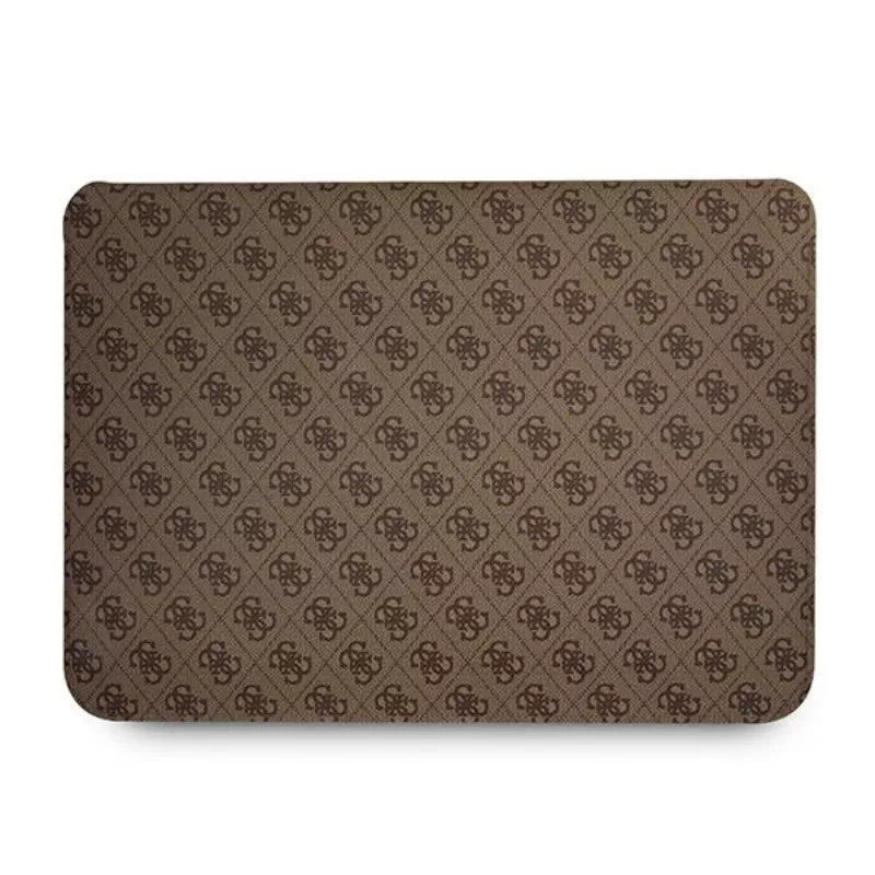Guess 4G Big Metal Logo kompiuterio dėklas – nešiojamojo kompiuterio dėklas 13" (rudas)