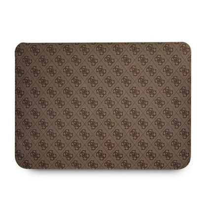 Guess 4G Big Metal Logo kompiuterio dėklas – nešiojamojo kompiuterio dėklas 13" (rudas)