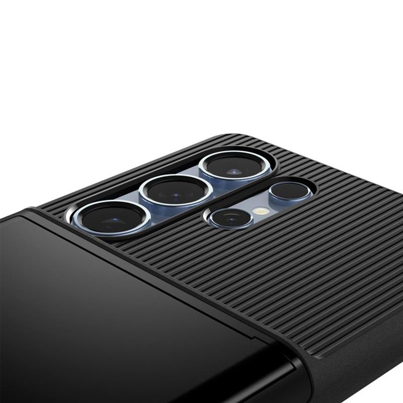 Spigen Slim Armor CS – dėklas, skirtas „Samsung Galaxy S25 Ultra“ (juodas)