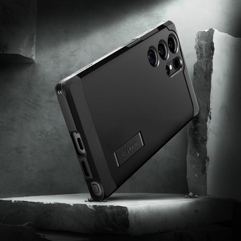 Spigen Tough Armor – dėklas Samsung Galaxy S24 Ultra (juodas)