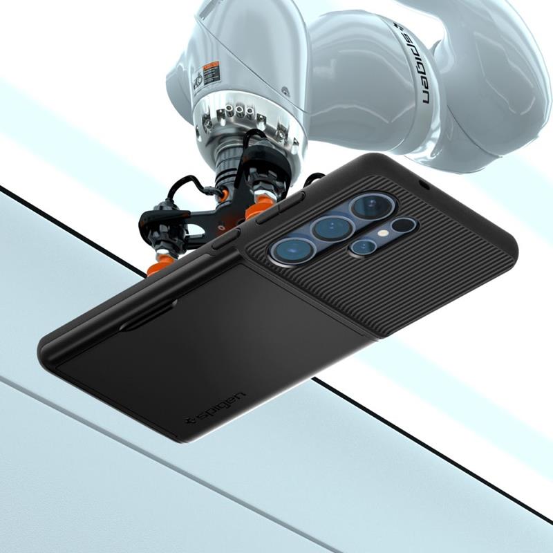 Spigen Slim Armor CS – dėklas, skirtas „Samsung Galaxy S25 Ultra“ (juodas)