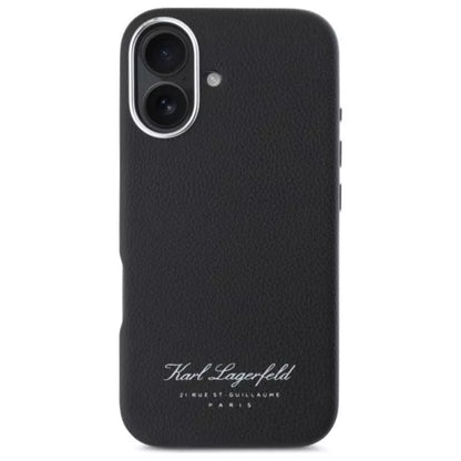 Karl Lagerfeld Hotel RSG - Dėklas skirtas iPhone 16 (juodas)
