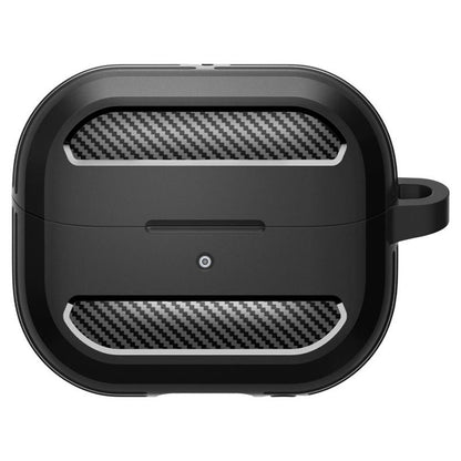 Spigen Rugged Armor dėklas, skirtas Samsung Galaxy Buds 3 / 3 FE / 3 Pro (Matinė juoda)