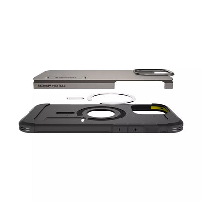 Spigen Tough Armor Mag MagSafe – dėklas, skirtas „iPhone 16 Pro Max“ („Gunmetal“ spalva)