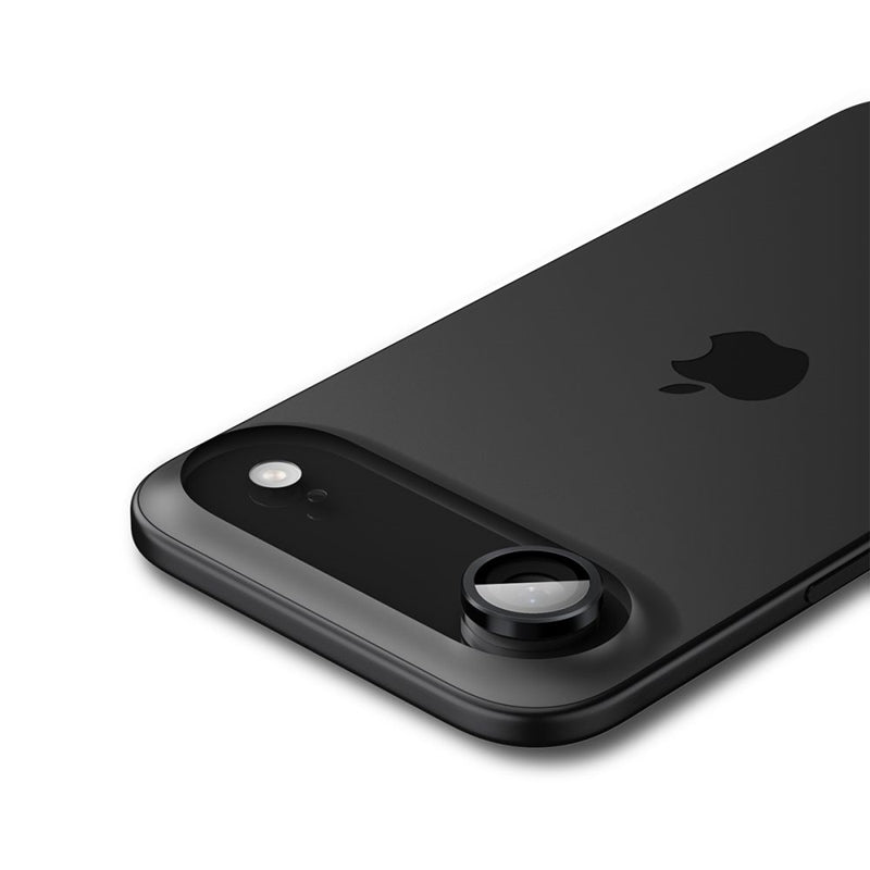 Spigen Optik Pro GLAS.TR EZ Fit Kameros apsauga 2 vnt. - Objektyvo apsauga, skirta iPhone Air (2 vnt.) (Juoda)