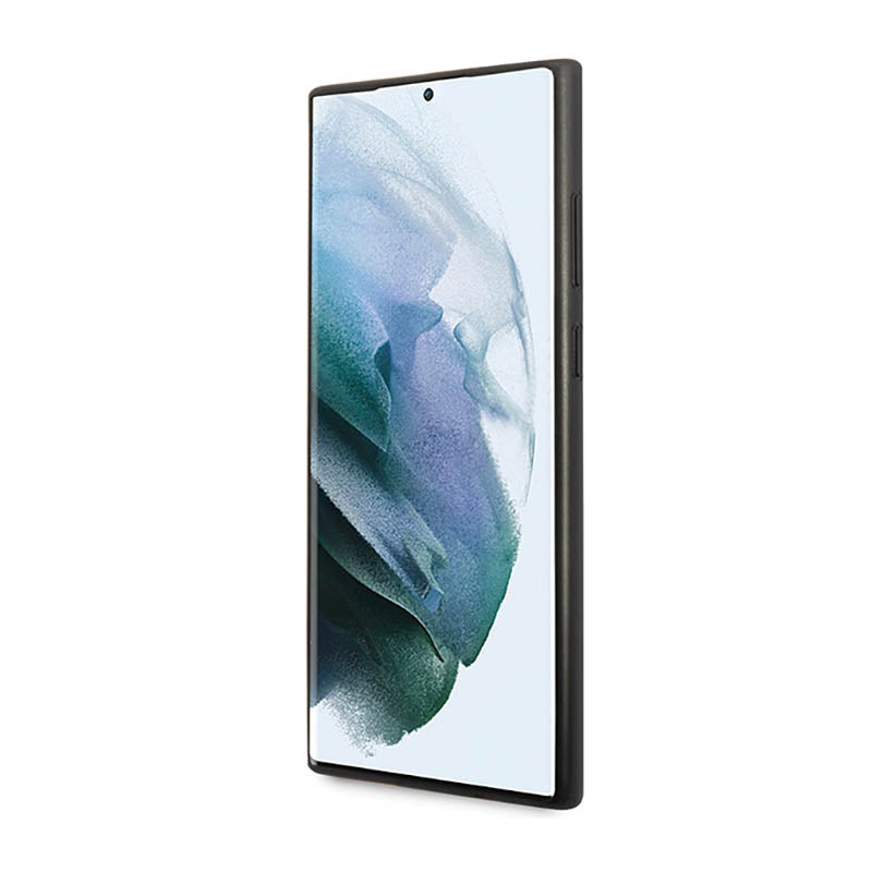 Guess 4G Metal Logo – dėklas, skirtas Samsung Galaxy S23 Ultra (pilkas)