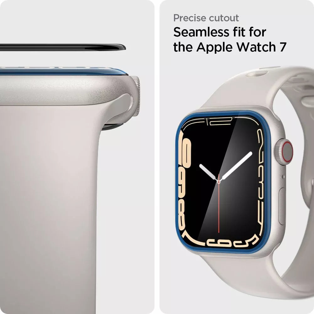 Spigen Proflex EZ FIT 2 pakuotės – ekrano apsauga skirta Apple Watch 8 / 7 45 mm (2 vnt.)