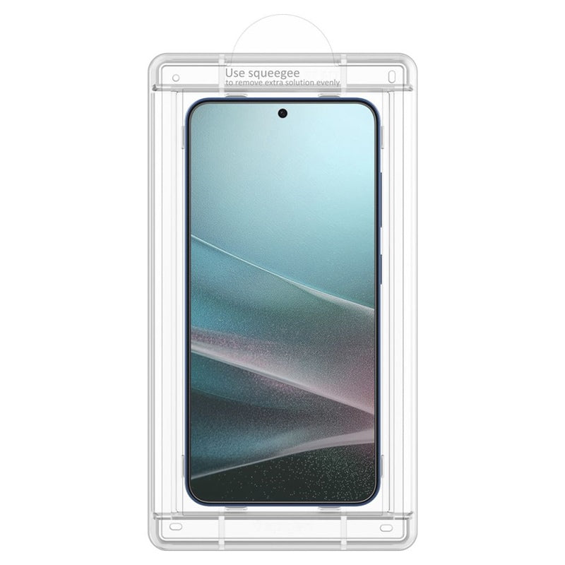 Spigen Elite Shield EZ Fit HD – hidrogelinė ekrano apsauga, skirta Samsung Galaxy S25 (skaidri)