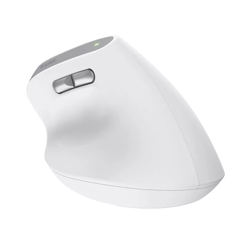 Trust Bayo II – Ergonomiška belaidė pelė (balta)