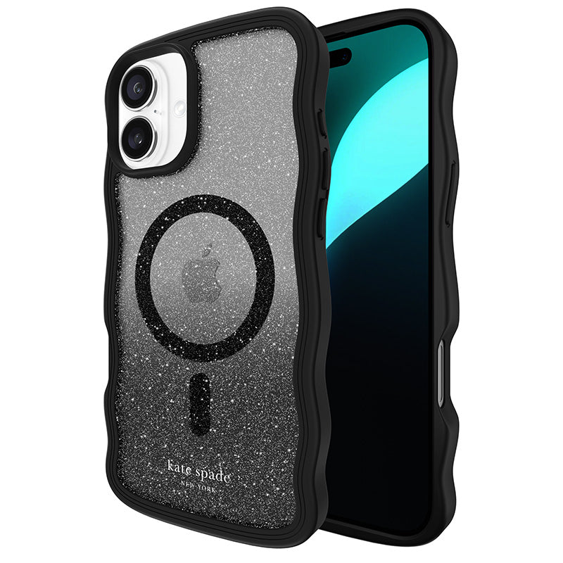 Kate Spade New York Wavy MagSafe – dėklas, skirtas „iPhone 16 Plus“ (Nakties kritimas)