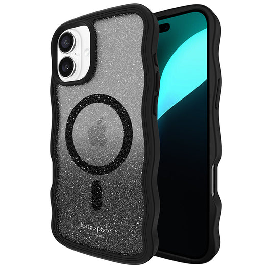 Kate Spade New York Wavy MagSafe – dėklas, skirtas „iPhone 16 Plus“ (Nakties kritimas)