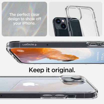 "Spigen Ultra Hybrid" - "iPhone 14" dėklas (skaidrus)