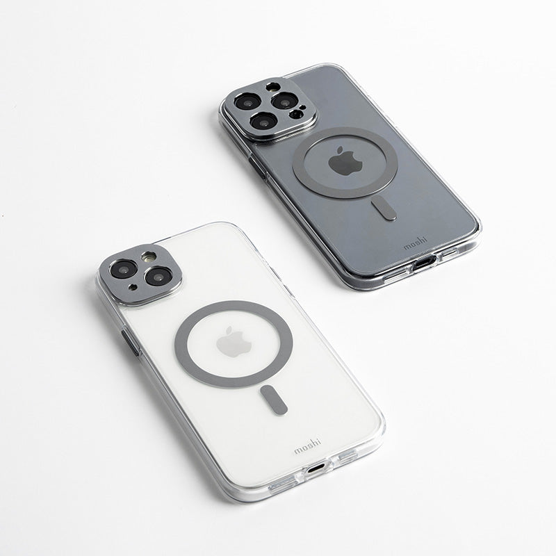 Moshi iGlaze MagSafe – Dėklas, skirtas iPhone 15 Plus (Meteorito pilka)