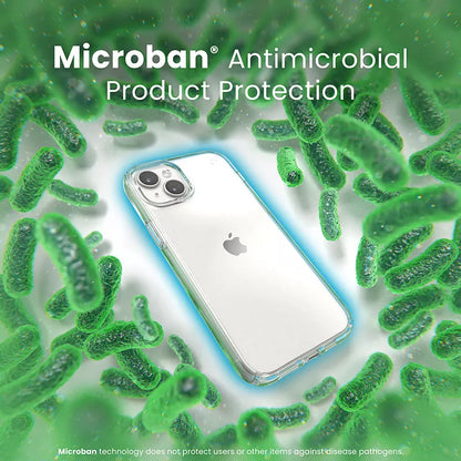 Speck Presidio Perfect-Clear – „iPhone 15 Plus“ / „iPhone 14 Plus“ dėklas (skaidrus)