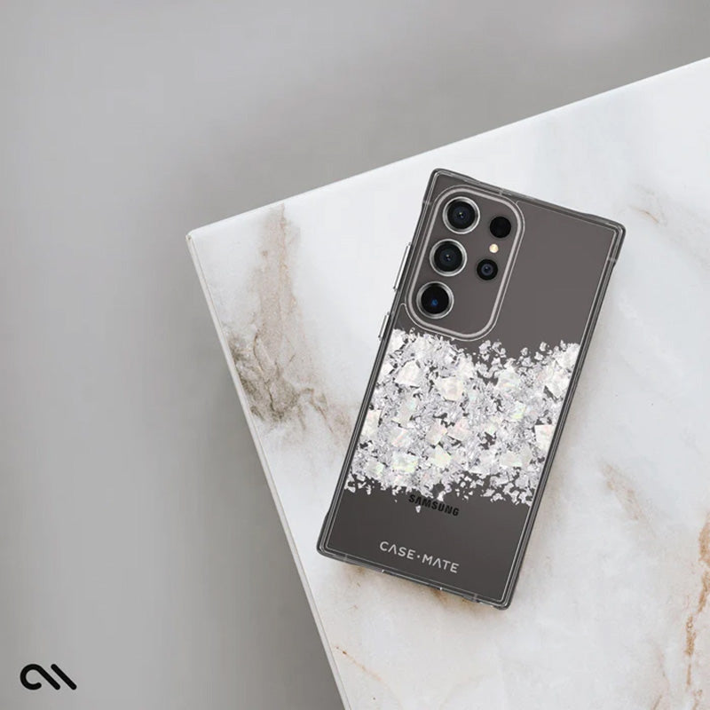 Case-Mate Karat - "Samsung Galaxy S24 Ultra" dėklas, dekoruotas perlamutru (A Touch of Pearl)