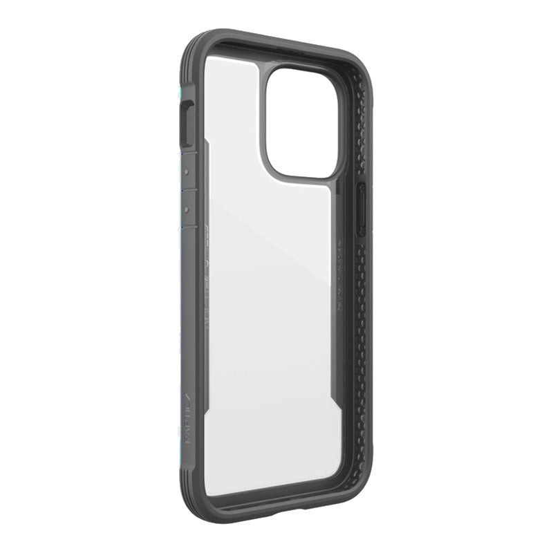 X-Doria Raptic Shield - Aliuminio dėklas iPhone 14 Pro Max (atsparus kritimui iš 3m) (Vaivorykštinis)
