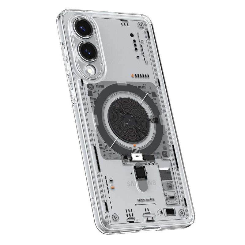 Spigen Ultra Hybrid Mag MagSafe – dėklas, skirtas Samsung Galaxy S25 Edge (Neo One)