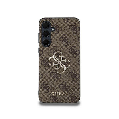 Guess 4G Big Metal Logo – dėklas Samsung Galaxy A35 5G (rudas)