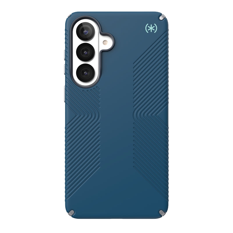 Speck Presidio2 Grip Magnet - Samsung Galaxy S26+ MagSafe dėklas (Deep Sea/Silver Metallic/Spell Blue)