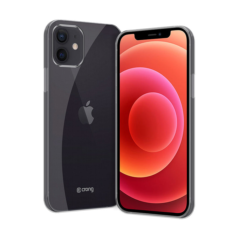 Crong Crystal Slim dangtelis – apsauginis dėklas iPhone 12 / iPhone 12 Pro (skaidrus)