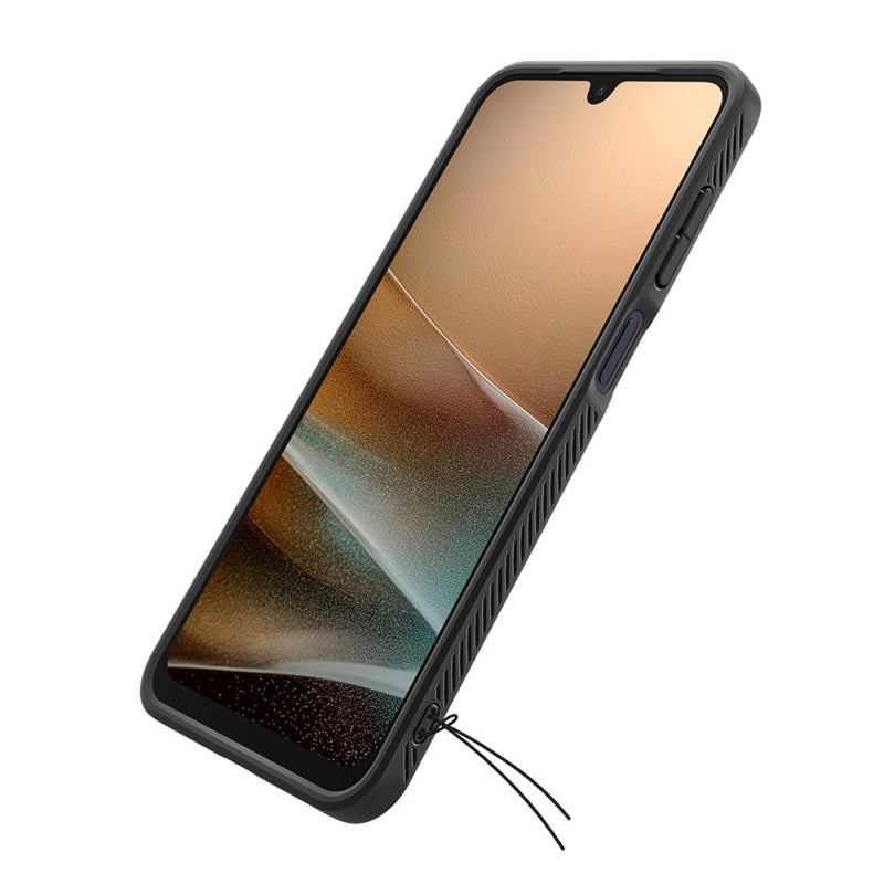 Spigen Liquid Air dėklas, skirtas Samsung Galaxy A26 5G (Matinis juodas)
