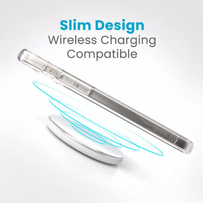 Speck Presidio Perfect-Clear – „iPhone 15 Plus“ / „iPhone 14 Plus“ dėklas (skaidrus)