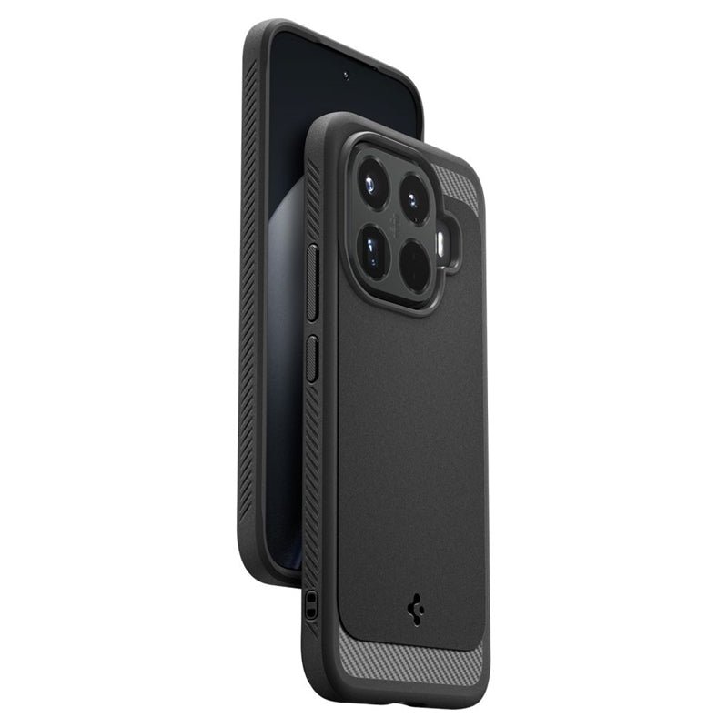 Spigen Rugged Armor - dėklas Xiaomi 15T Pro (Matinis juodas)