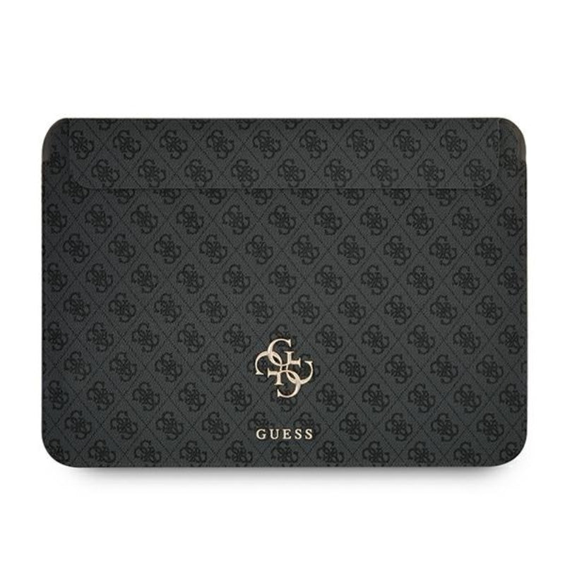 Guess 4G Big Metal Logo kompiuterio dėklas – nešiojamojo kompiuterio dėklas 13 colių (juodas)