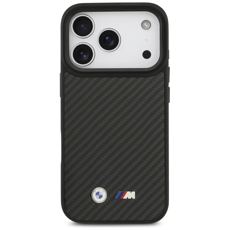BMW M Kevlar Matinis MagSafe dėklas – iPhone 17 Pro (Juodas)