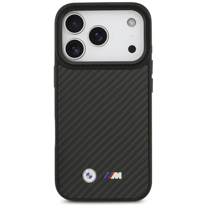 BMW M Kevlar Matinis MagSafe dėklas – iPhone 17 Pro (Juodas)
