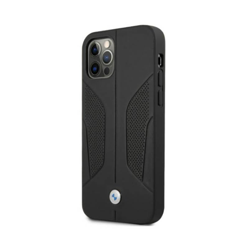 BMW od perfoartos odos šonai - dėklas iPhone 12 / iPhone 12 Pro (juodas)