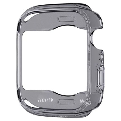 Spigen Ultra Hybrid – dėklas, skirtas „Apple Watch 7/8/9 41 mm“ (skaidrus)