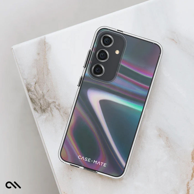 Case-Mate Soap Bubble – dėklas, skirtas „Samsung Galaxy S24“ (perlamutrinis)