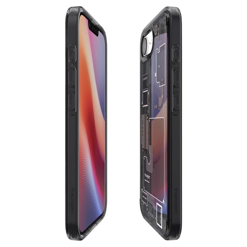 Spigen Ultra Hybrid Mag MagSafe - Dėklas iPhone 17e / 16e (Zero One Black)