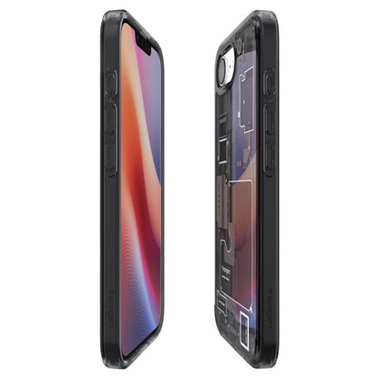 Spigen Ultra Hybrid Mag MagSafe - Dėklas iPhone 17e / 16e (Zero One Black)