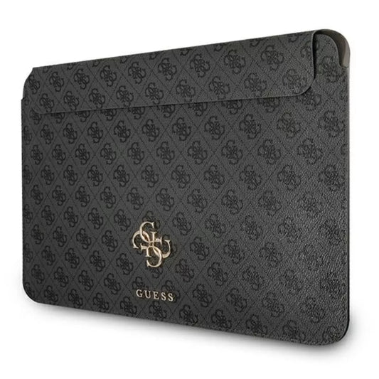 Guess 4G Big Metal Logo kompiuterio dėklas – nešiojamojo kompiuterio dėklas 13 colių (juodas)