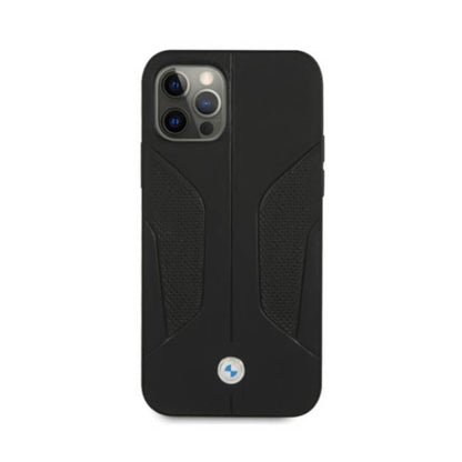 BMW od perfoartos odos šonai - dėklas iPhone 12 / iPhone 12 Pro (juodas)
