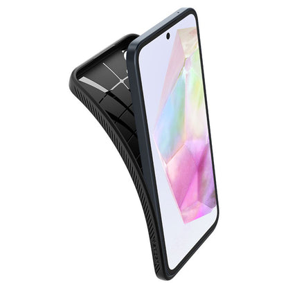 "Spigen Liquid Air" - "Samsung Galaxy A35 5G" dėklas (matinės juodos spalvos)