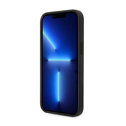 Karl Lagerfeld Saffiano Choupette Head Patch dėklas – dėklas, skirtas iPhone 14 Plus (juodas)