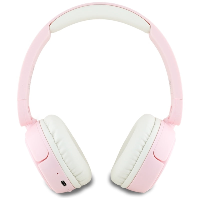 „Hello Kitty“ veido logotipas – belaidės „Over-Ear“ „Bluetooth V5.3“ ausinės (rožinės)