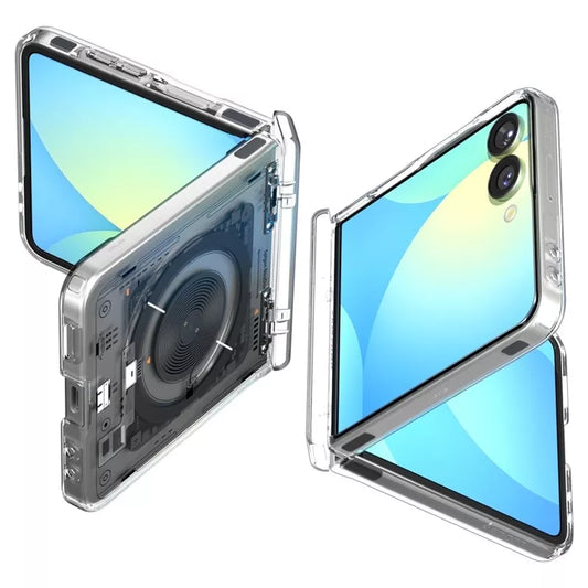 Spigen Ultra Hybrid Pro Mag MagSafe dėklas, skirtas Samsung Galaxy Z Flip 7 (Neo One)