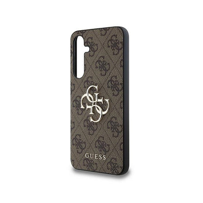 Guess 4G Big Metal Logo – dėklas Samsung Galaxy A35 5G (rudas)