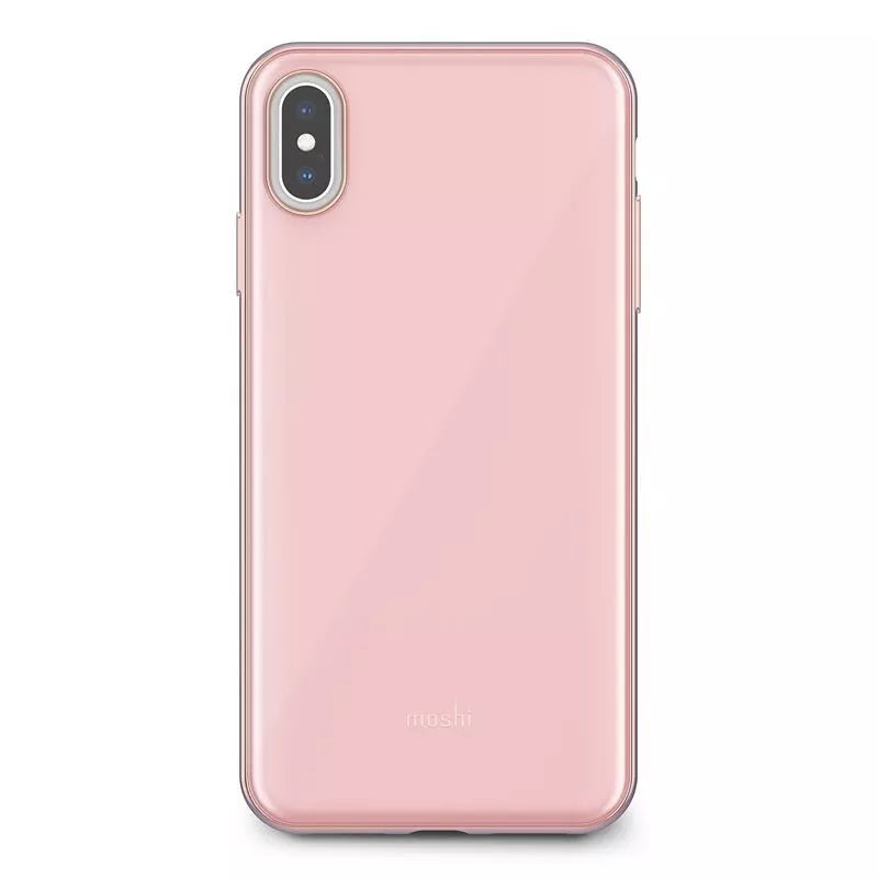 Moshi iGlaze - dėklas, skirtas iPhone Xs Max (rusvai rausvos spalvos)