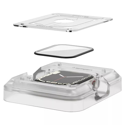 Spigen Proflex EZ FIT 2 pakuotės – ekrano apsauga skirta Apple Watch 8 / 7 45 mm (2 vnt.)