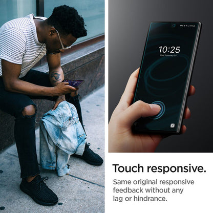 Spigen Neo Flex 2 vnt. – apsauginė plėvelė 2 vnt. skirta Samsung Galaxy S24 Ultra (skaidri)