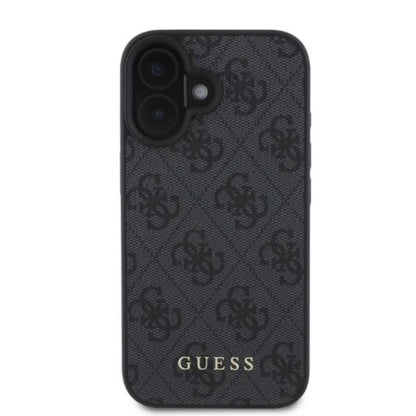 Guess 4G Classic - dėklas iPhone 16 (juodas)
