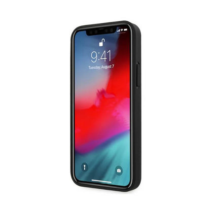 BMW od perfoartos odos šonai - dėklas iPhone 12 / iPhone 12 Pro (juodas)