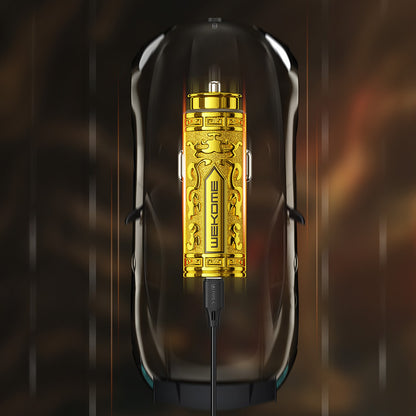 WEKOME WP-C37 Sakin serija – USB-C ir USB-A greitasis įkrovimas PD 20W automobilinis įkroviklis (auksinis)