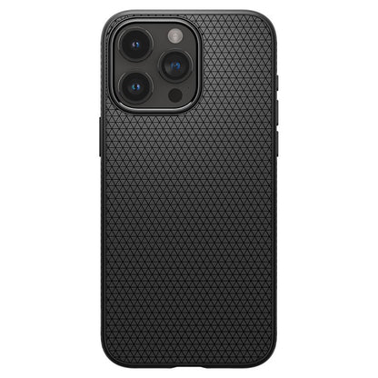 Spigen Liquid Air – dėklas, skirtas iPhone 15 Pro (matinė juoda)