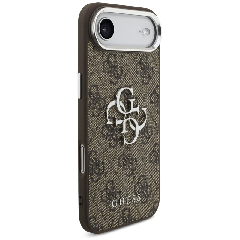 Guess 4G Big 4G Classic Logo dėklas iPhone Air (Ruda / Sidabrinė)